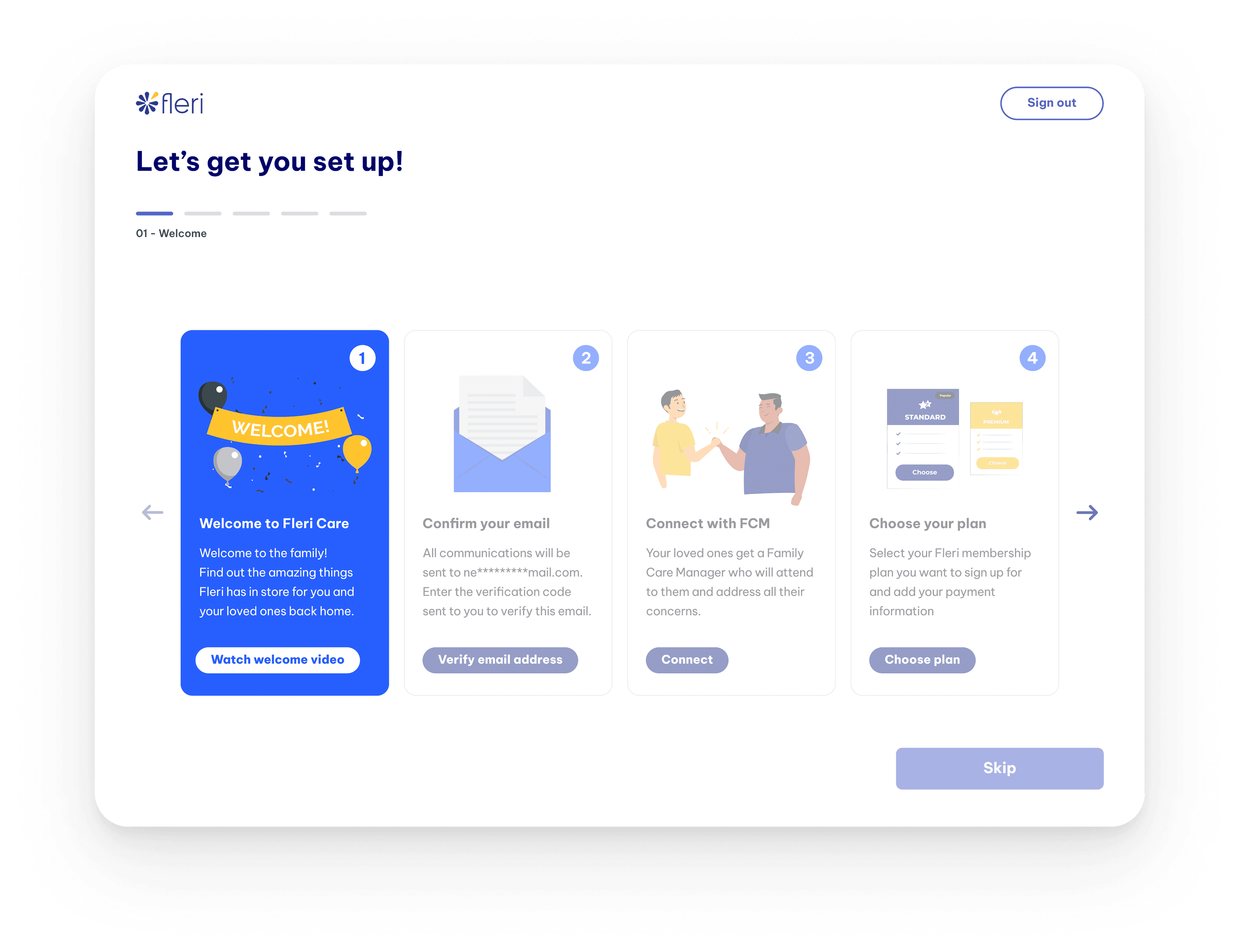 Onboarding — Web