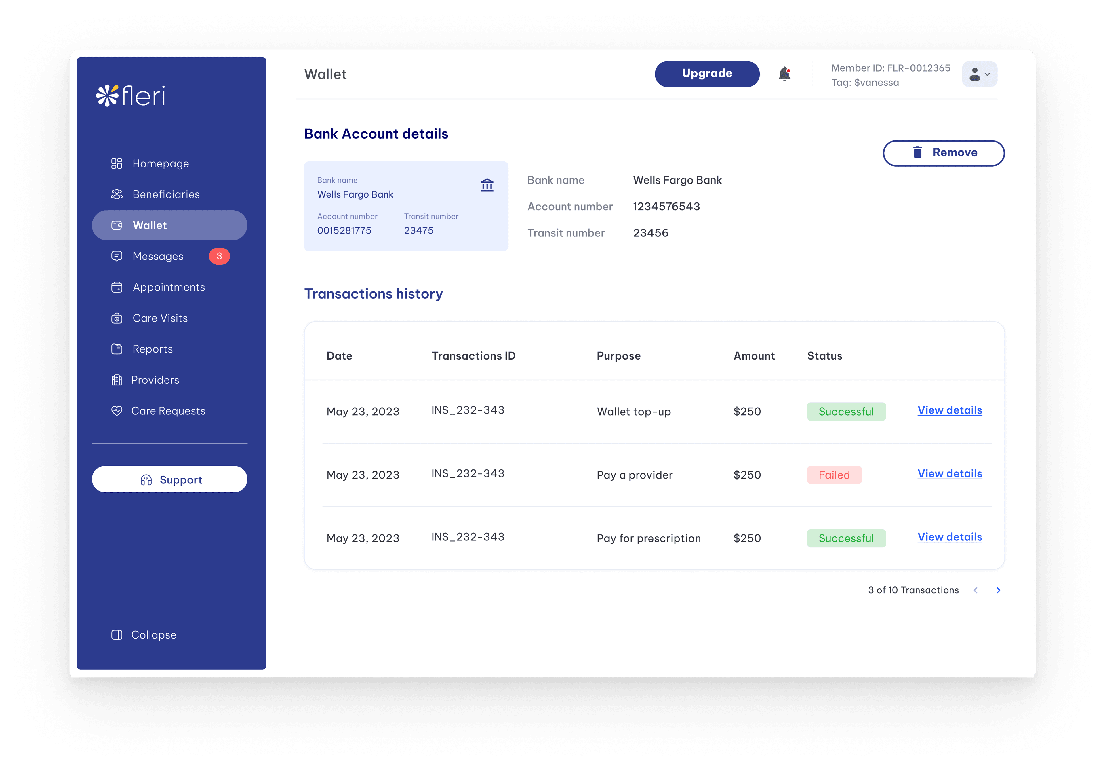 Remove Payment Method