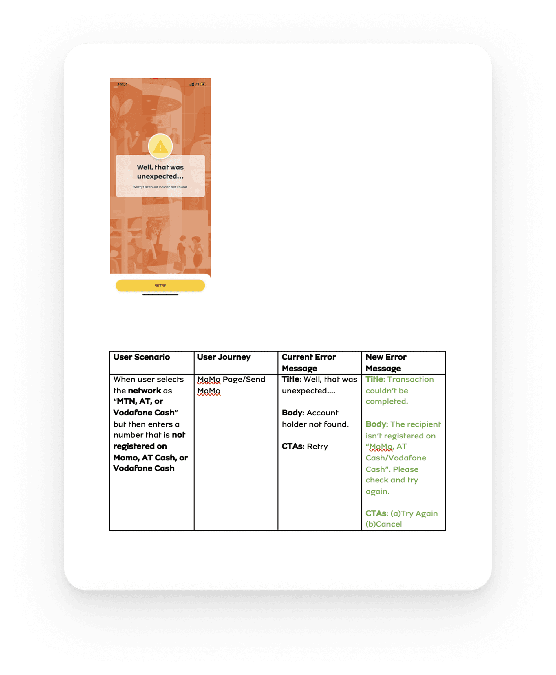 Compilation of old error messages 1