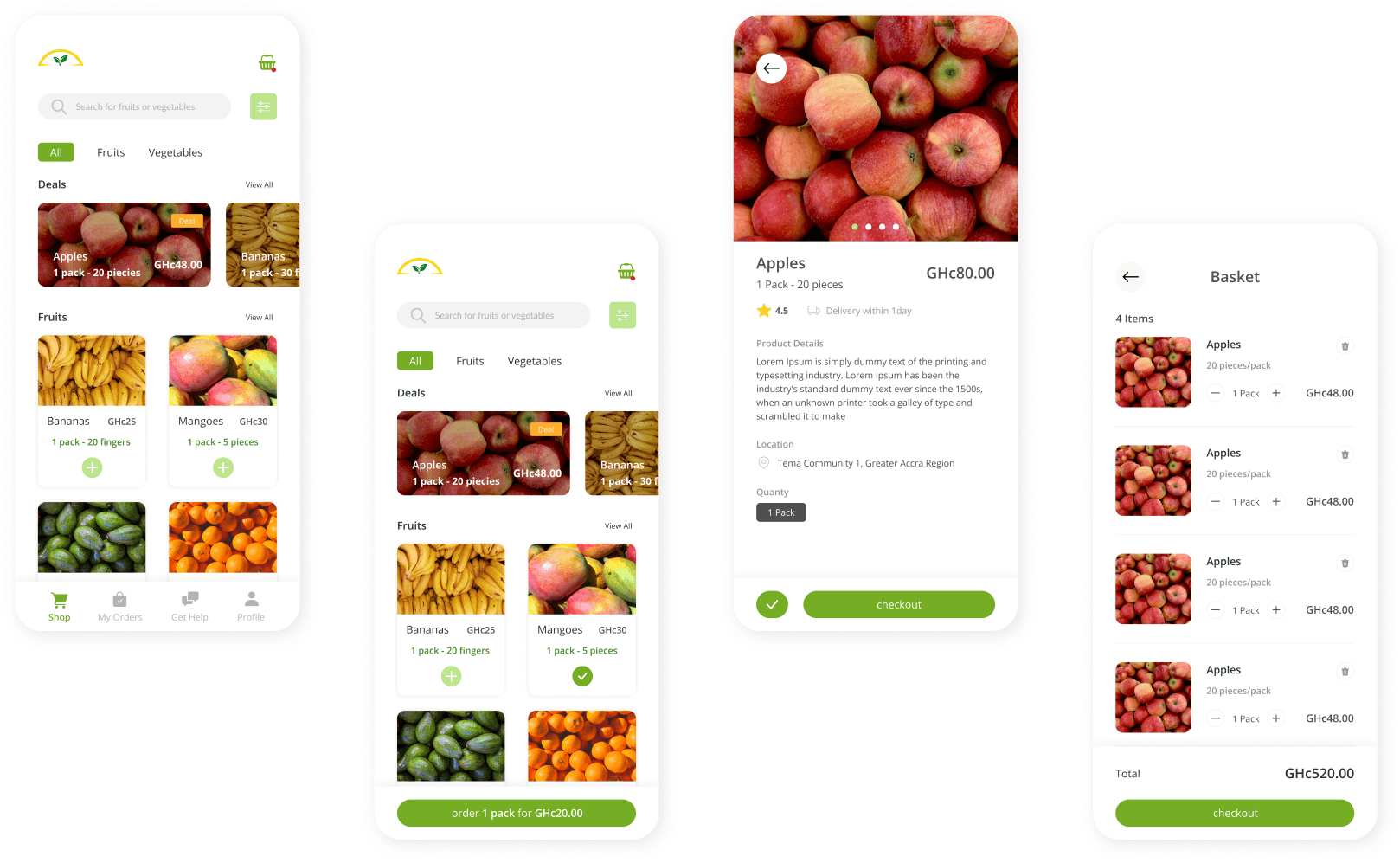 High Fidelity Mockups Mobile 2