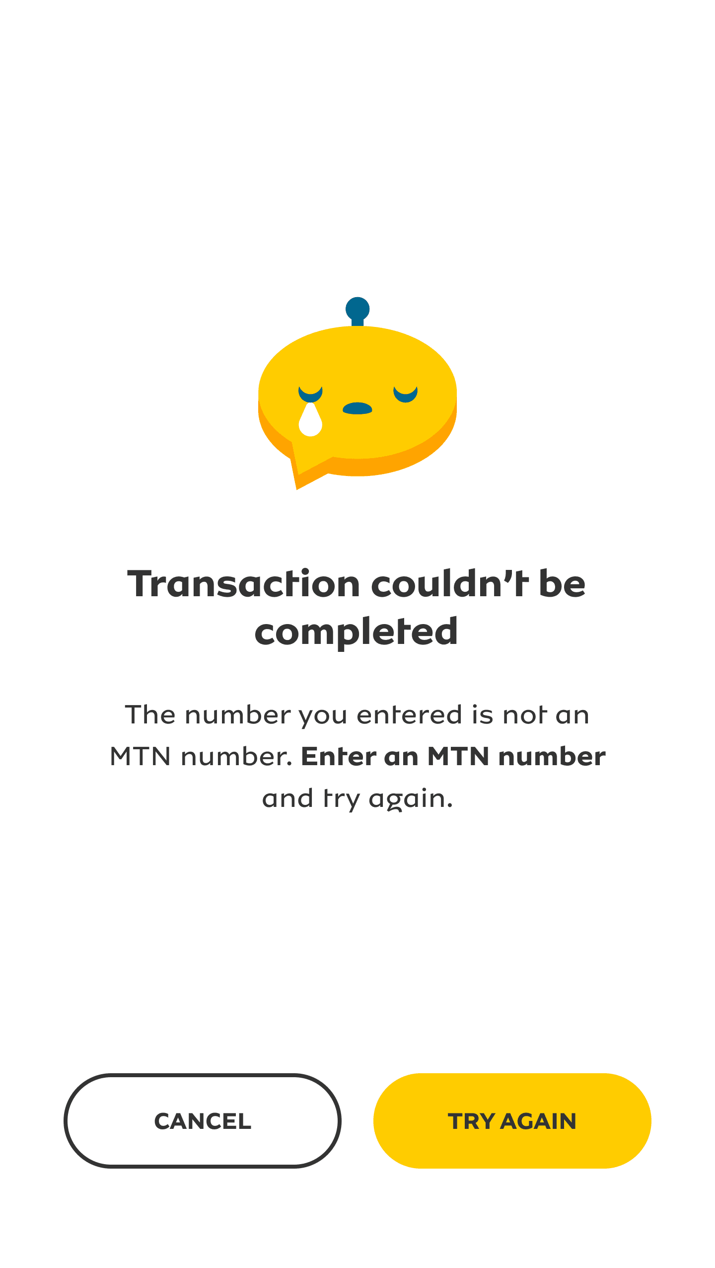 New error page