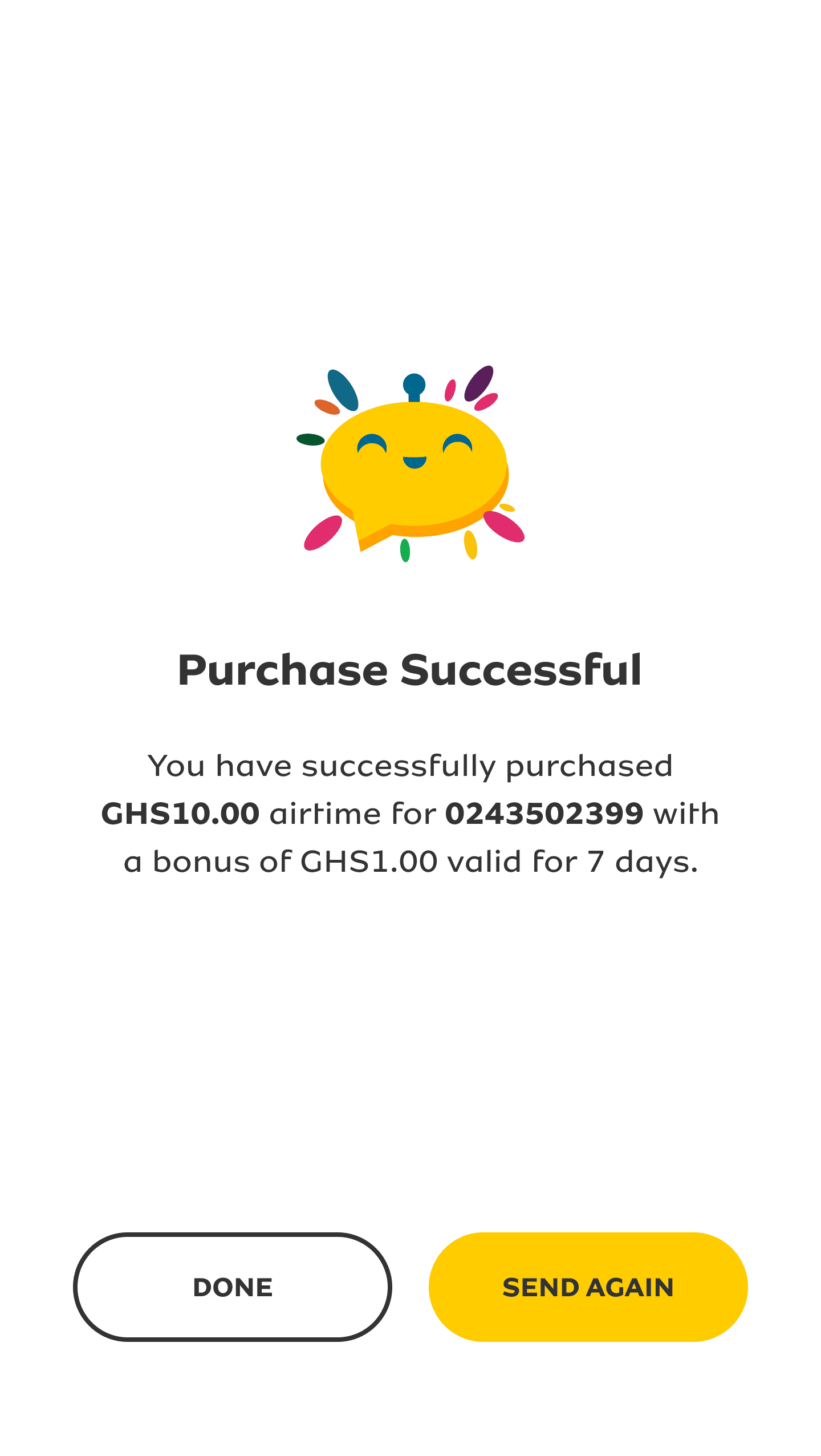 New success page